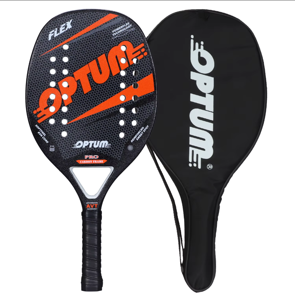 Raquete Beach Tennis Carbono Fiber - Optum Flex