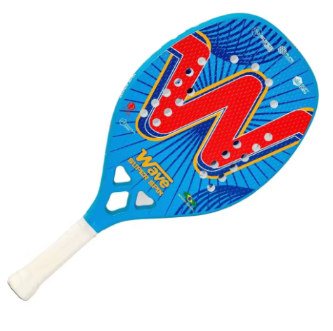 Raquete Beach Tennis Carbono Fiber - Wave Super Spin