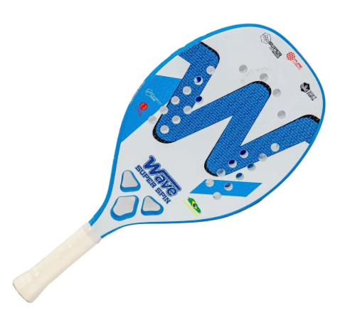 Raquete Beach Tennis Carbono Fiber - Wave Super Spin