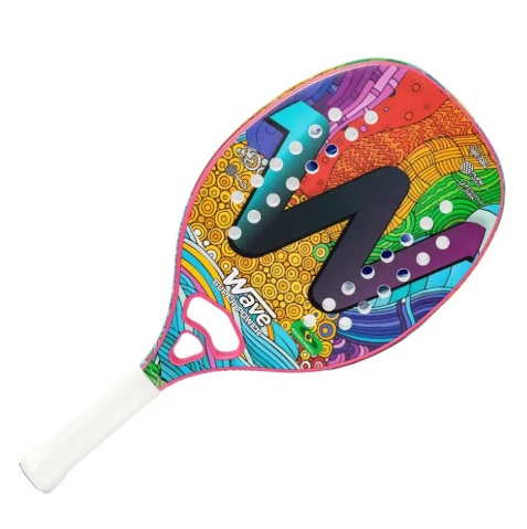 Raquete Beach Tennis Carbono Fiber - Wave Super power